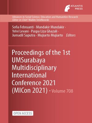 cover image of Proceedings of the 1st UMSurabaya Multidisciplinary International Conference 2021 (MICon 2021)
